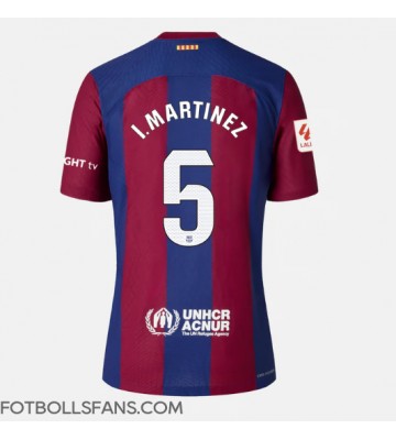 Barcelona Inigo Martinez #5 Replika Hemmatröja Damer 2023-24 Kortärmad